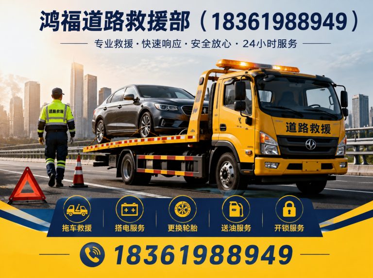 江苏24小时道路救援展示图